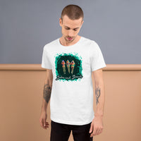 Three Amigas - Short-Sleeve Unisex T-Shirt - Design by @6ling_d