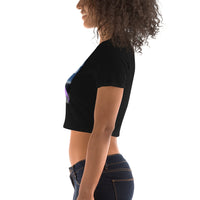 Snowboard Grab - Women’s Crop Tee - Designed by @Slowthrez