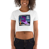 Snowboard Grab - Women’s Crop Tee - Designed by @Slowthrez