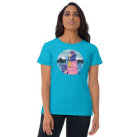 Snowboard Love - Women's short sleeve t-shirt - Design by @Ragamufin_art_