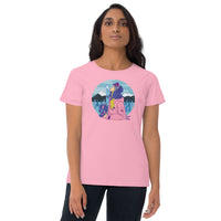 Snowboard Love - Women's short sleeve t-shirt - Design by @Ragamufin_art_