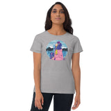 Snowboard Love - Women's short sleeve t-shirt - Design by @Ragamufin_art_