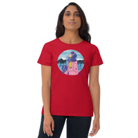 Snowboard Love - Women's short sleeve t-shirt - Design by @Ragamufin_art_